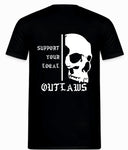 Nr. 6b - T-Shirt Motiv "Totenkopf" - Schwarz