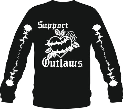 Nr. 7a - Ladies Sweatshirt Motiv "Sweatshirt Rose"