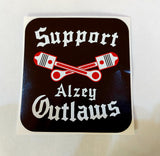 Aufkleber "Support Outlaws Alzey"
