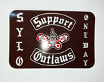 Aufkleber "Support Outlaws 2"