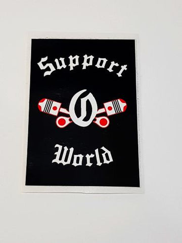 27 - Aufkleber "Support-World"