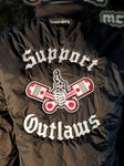 13 - Bomberjacke bestickt/bedruckt "Support Outlaws Donnersberg"