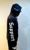 11 - Sweatjacke Motiv "Support Outlaws"